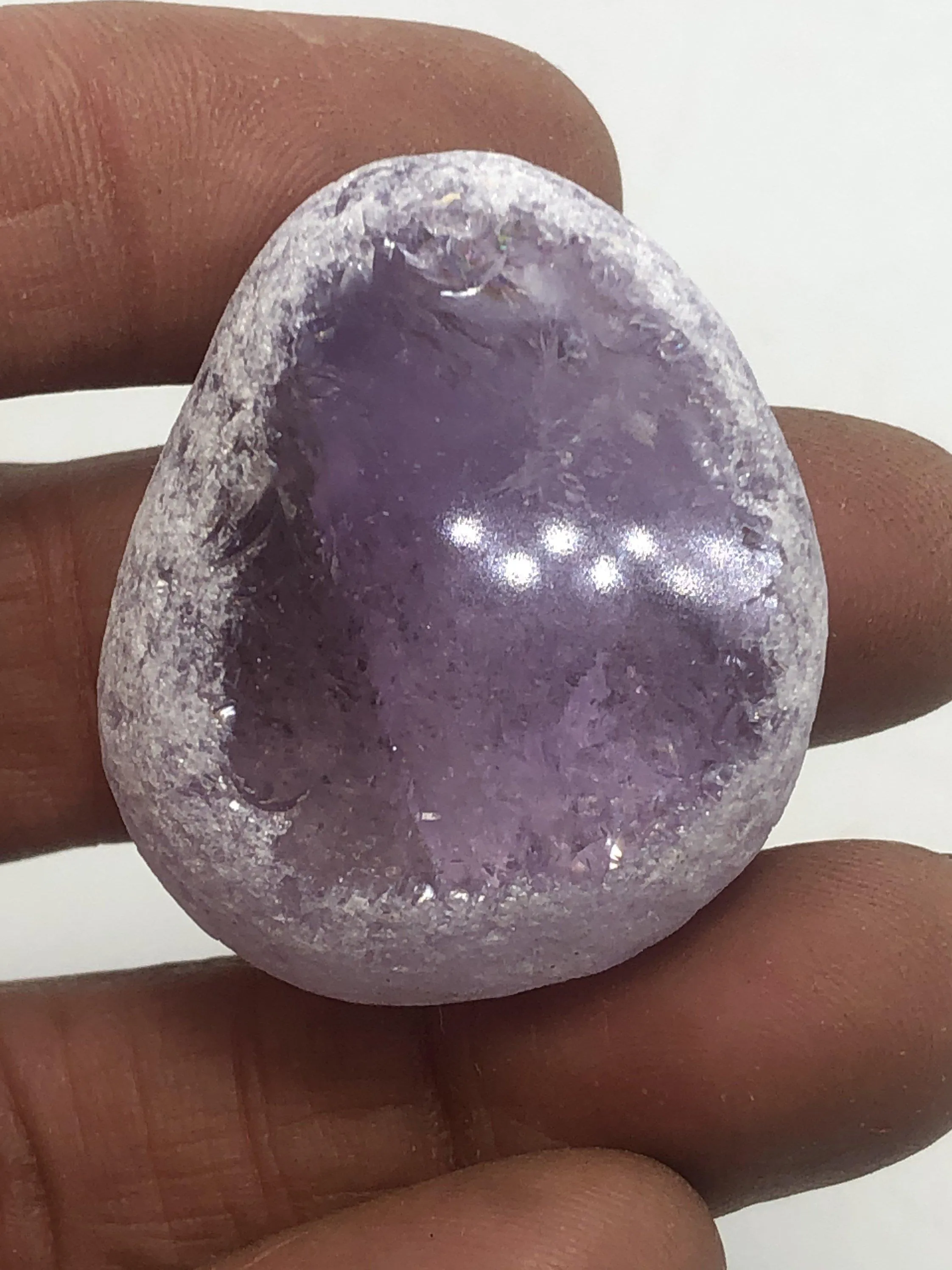 Amethyst 1 inch River Rock