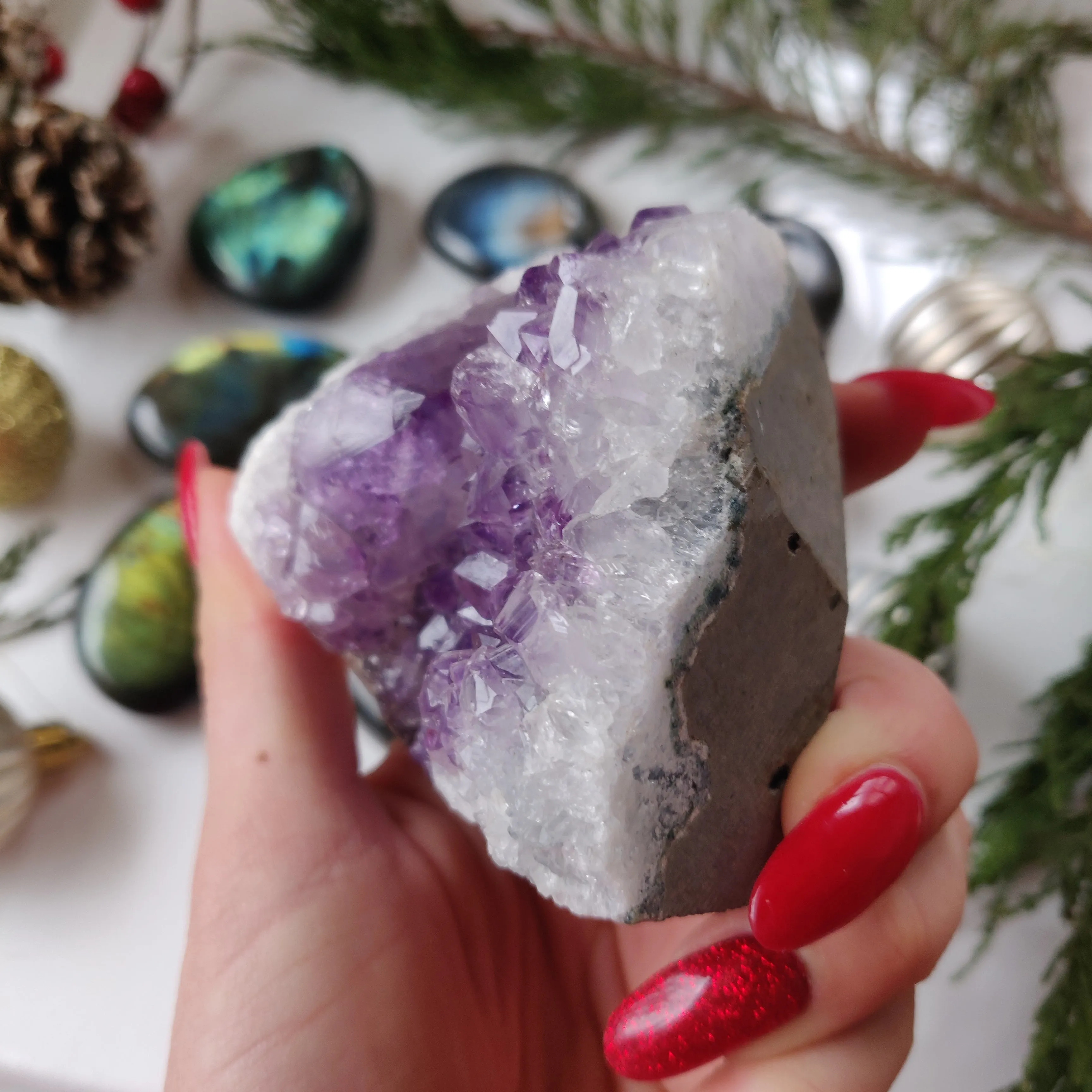 Amethyst Geode Free Form, Cut Base (#5)