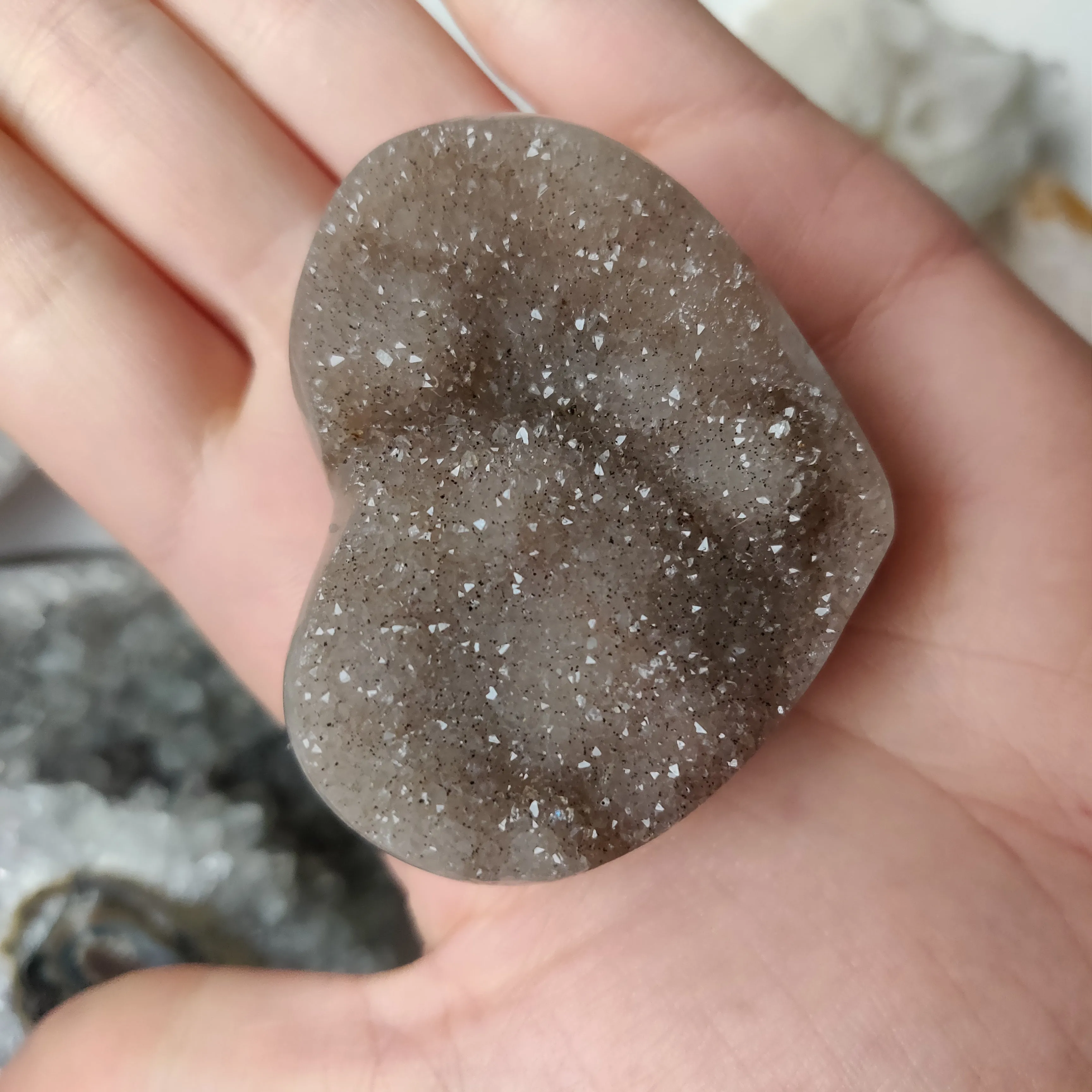 Amethyst Geode Heart (#G16)