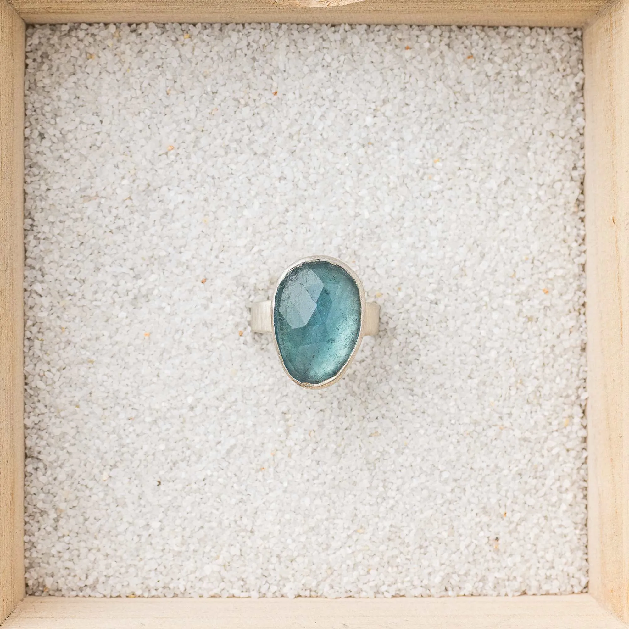 Aquamarine Statement Ring
