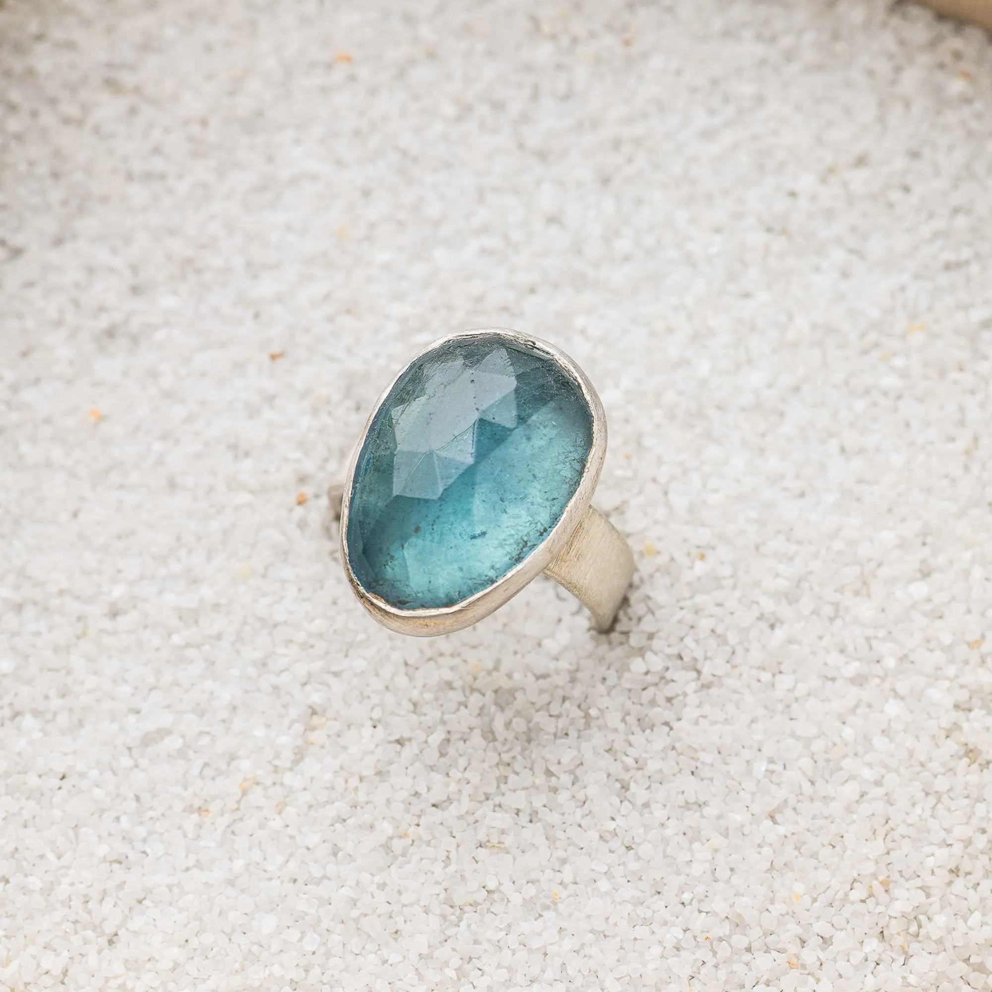 Aquamarine Statement Ring