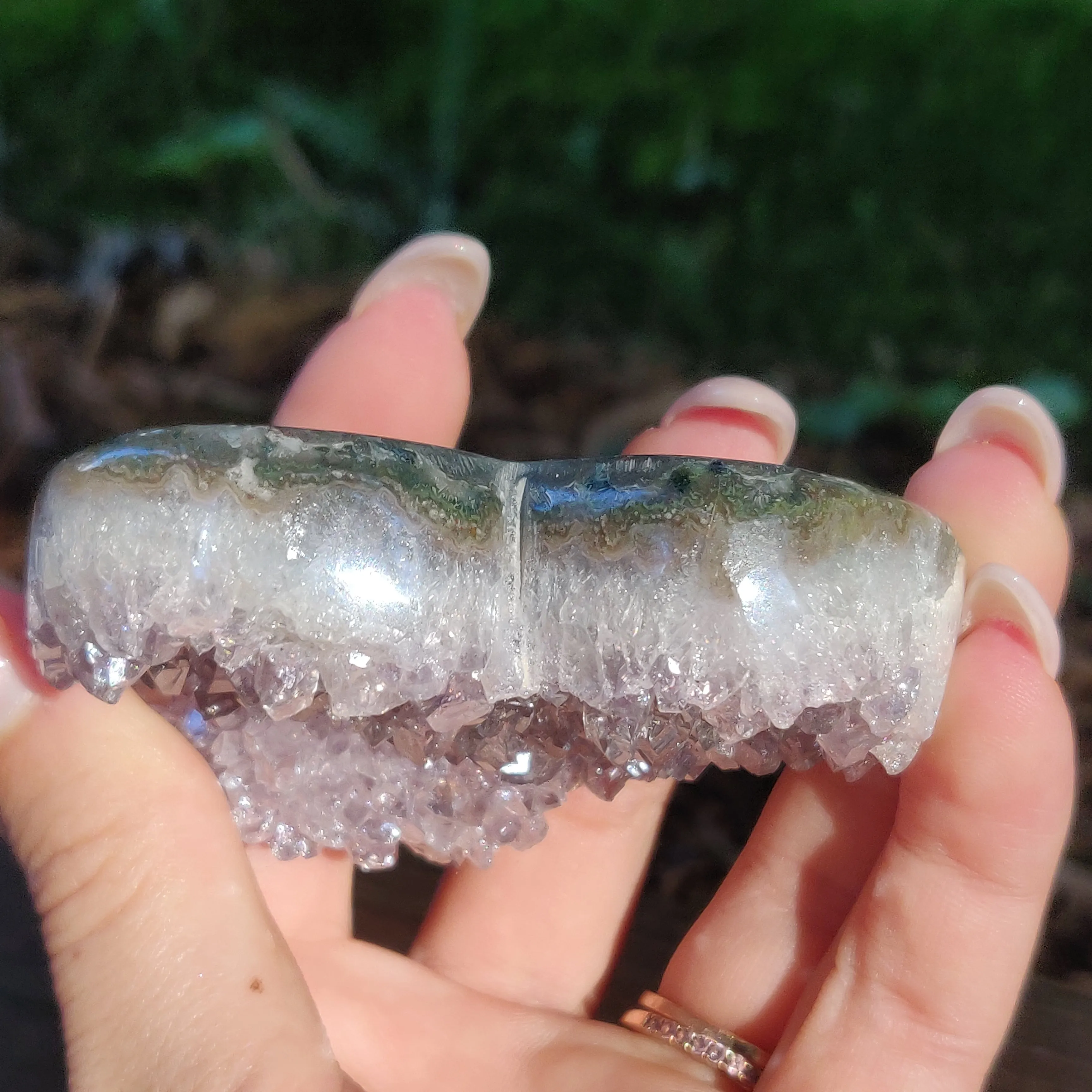 Aura Amethyst Heart (#17)