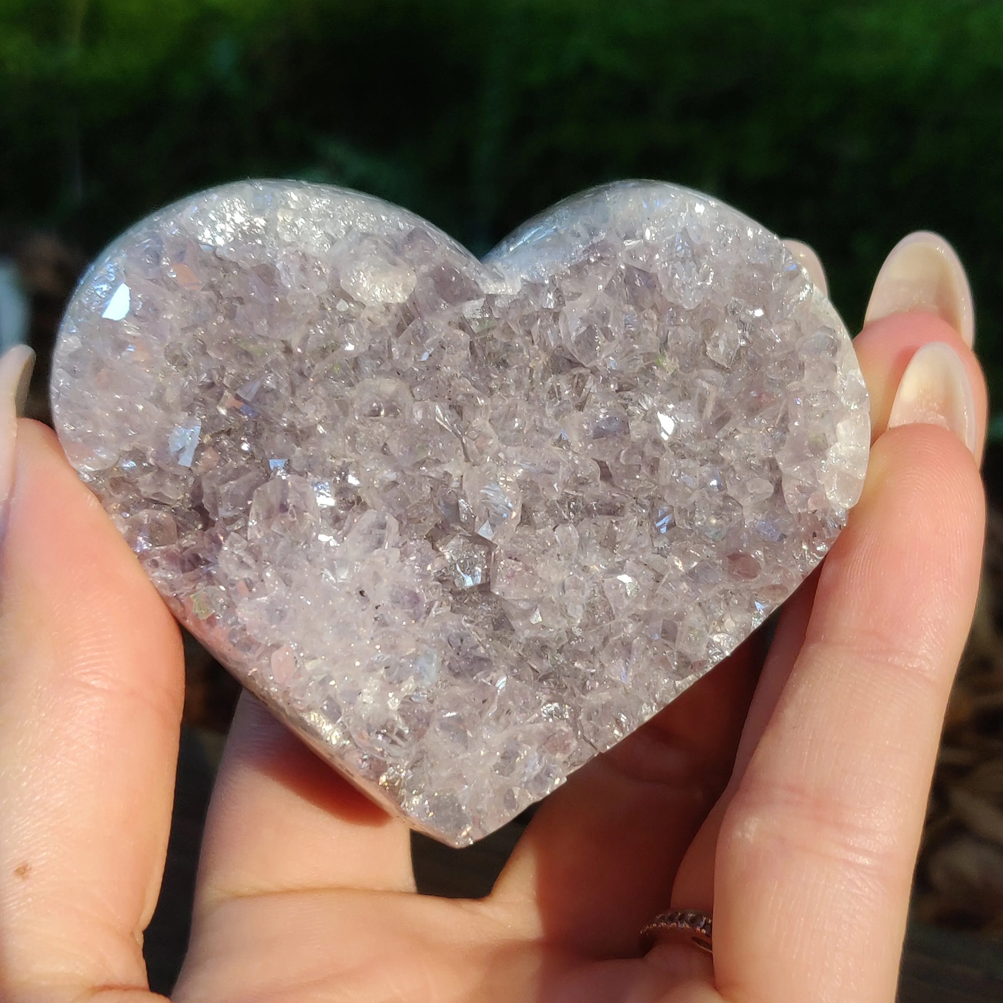 Aura Amethyst Heart (#17)