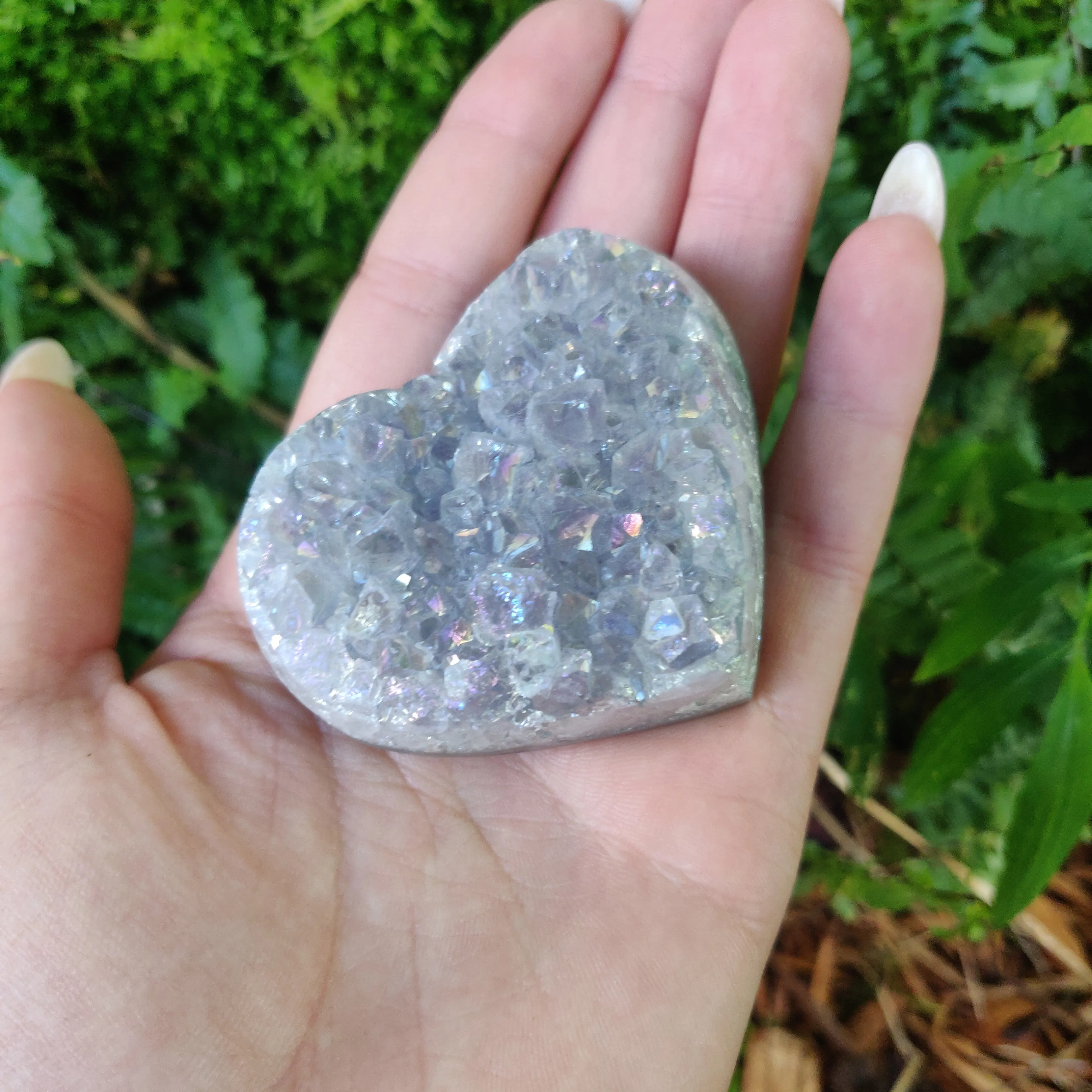 Aura Amethyst Heart (#21)