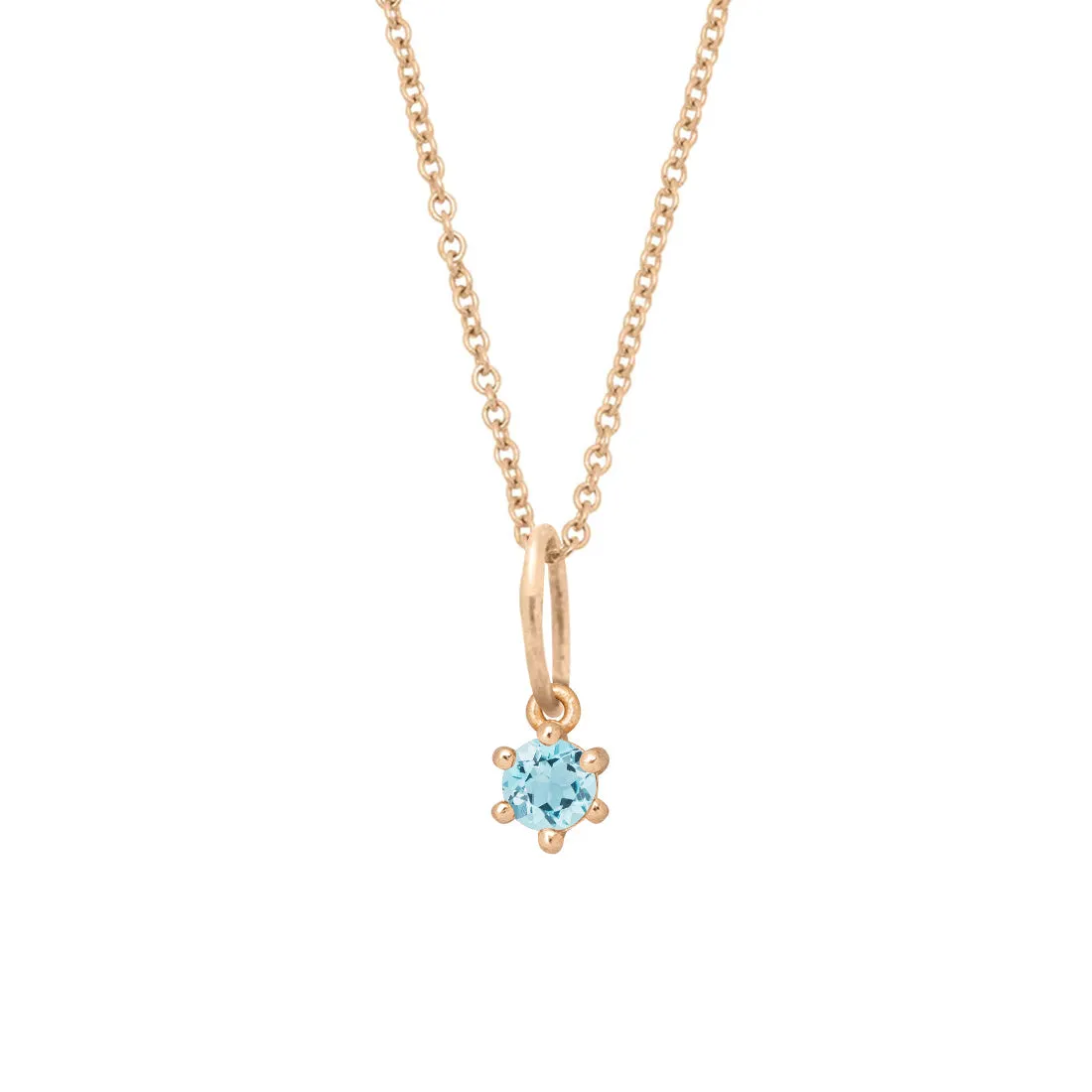 Birthstone Charm: March Aquamarine