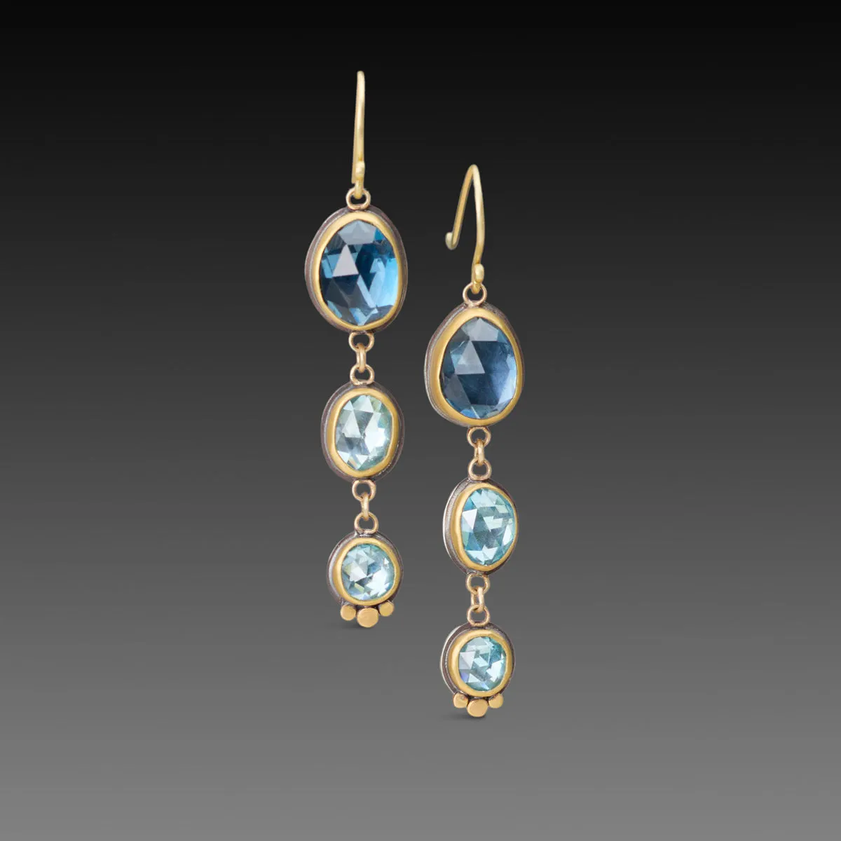 Blue Ombre Earrings