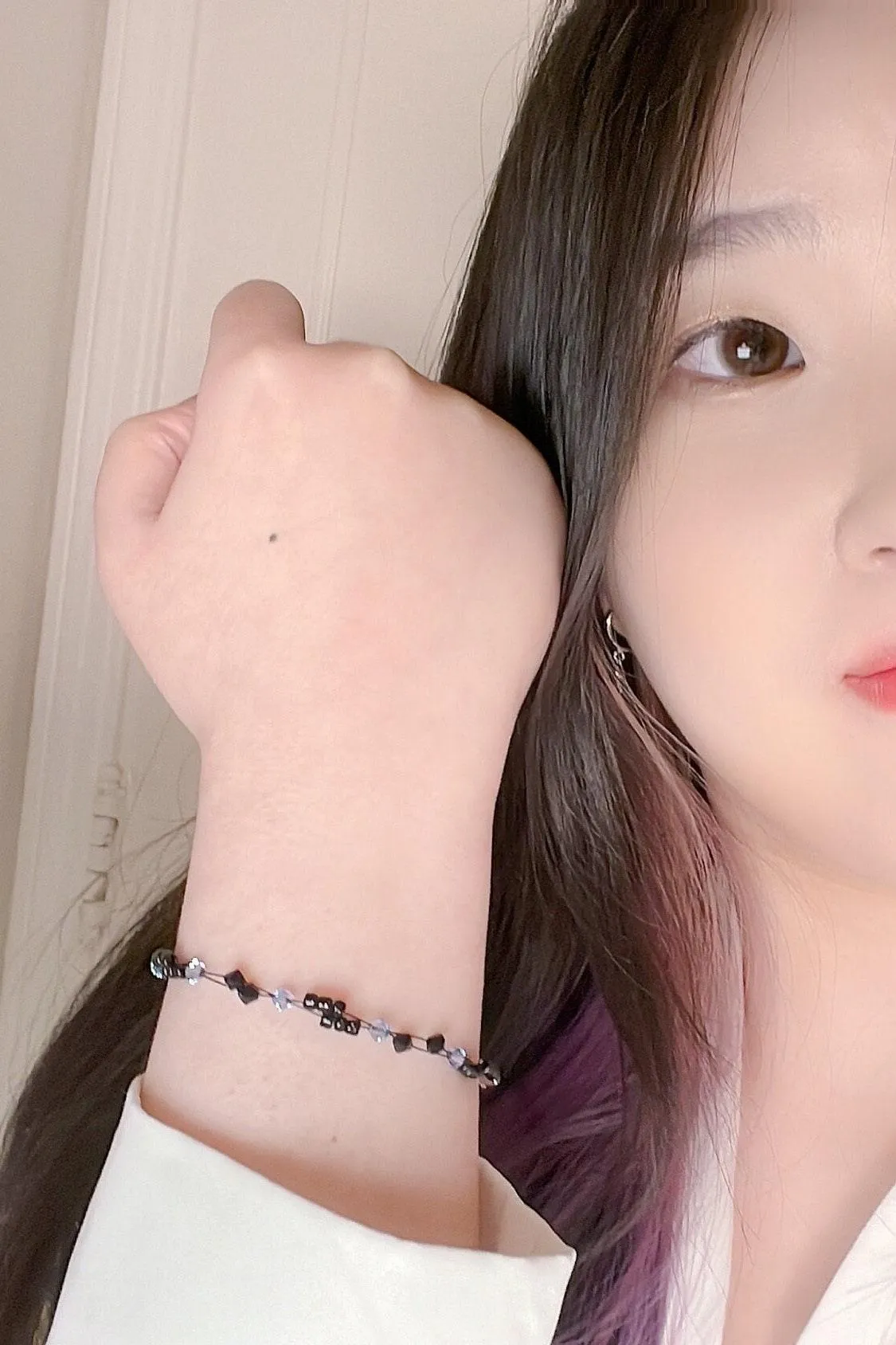 Blue Topaz Crystal Miyuki Bead Bracelet