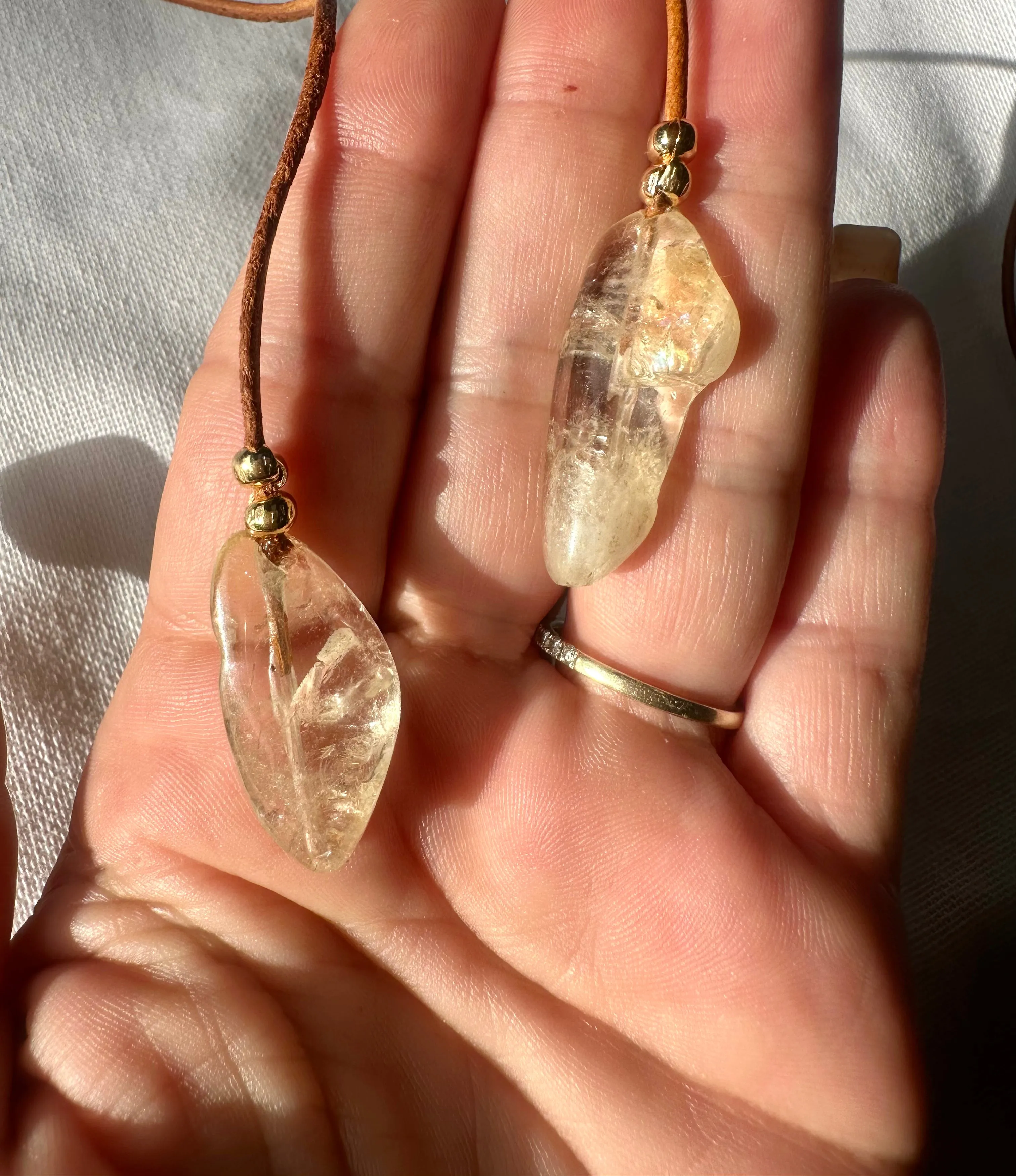 Boho Necklace ~ Citrine ~