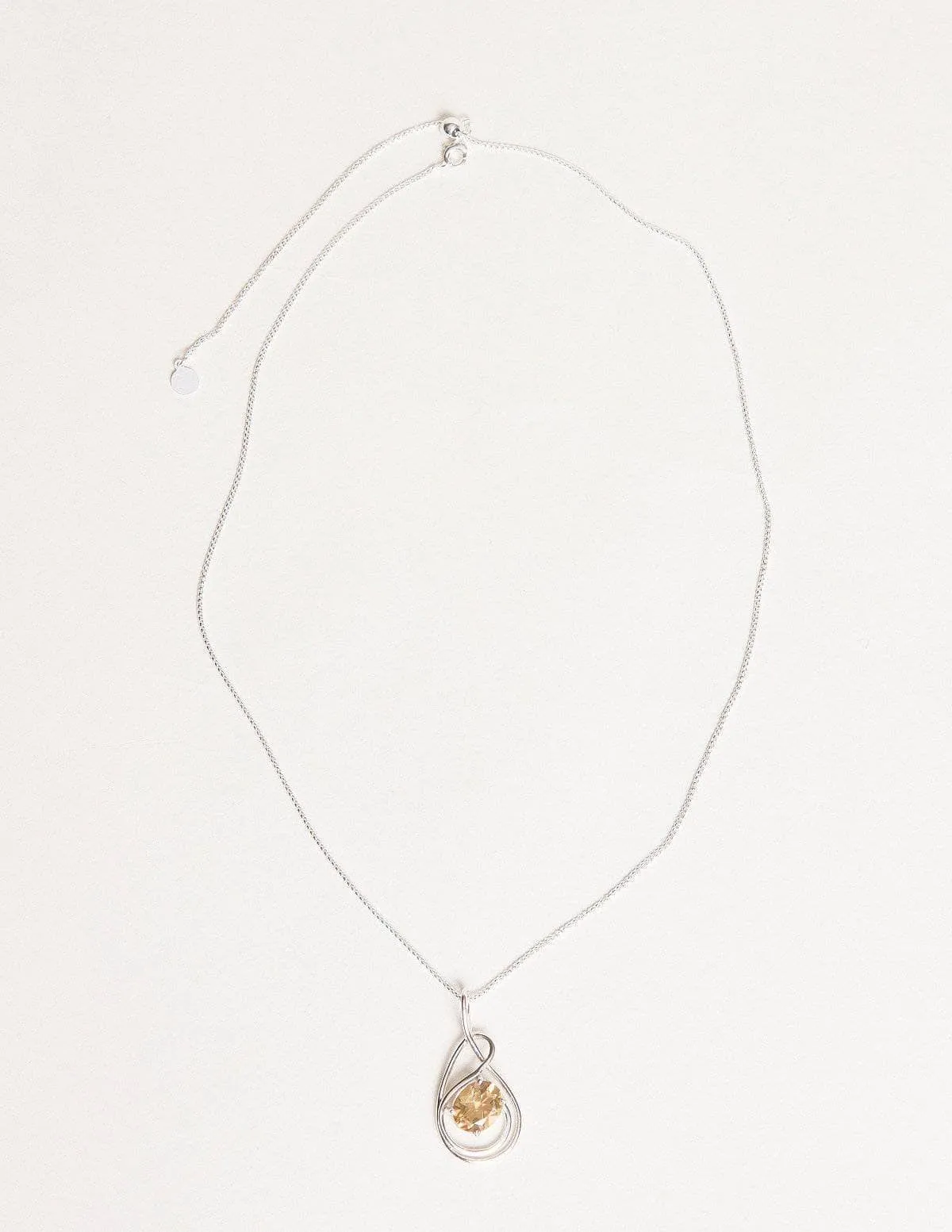 Citrine Pendant Necklace