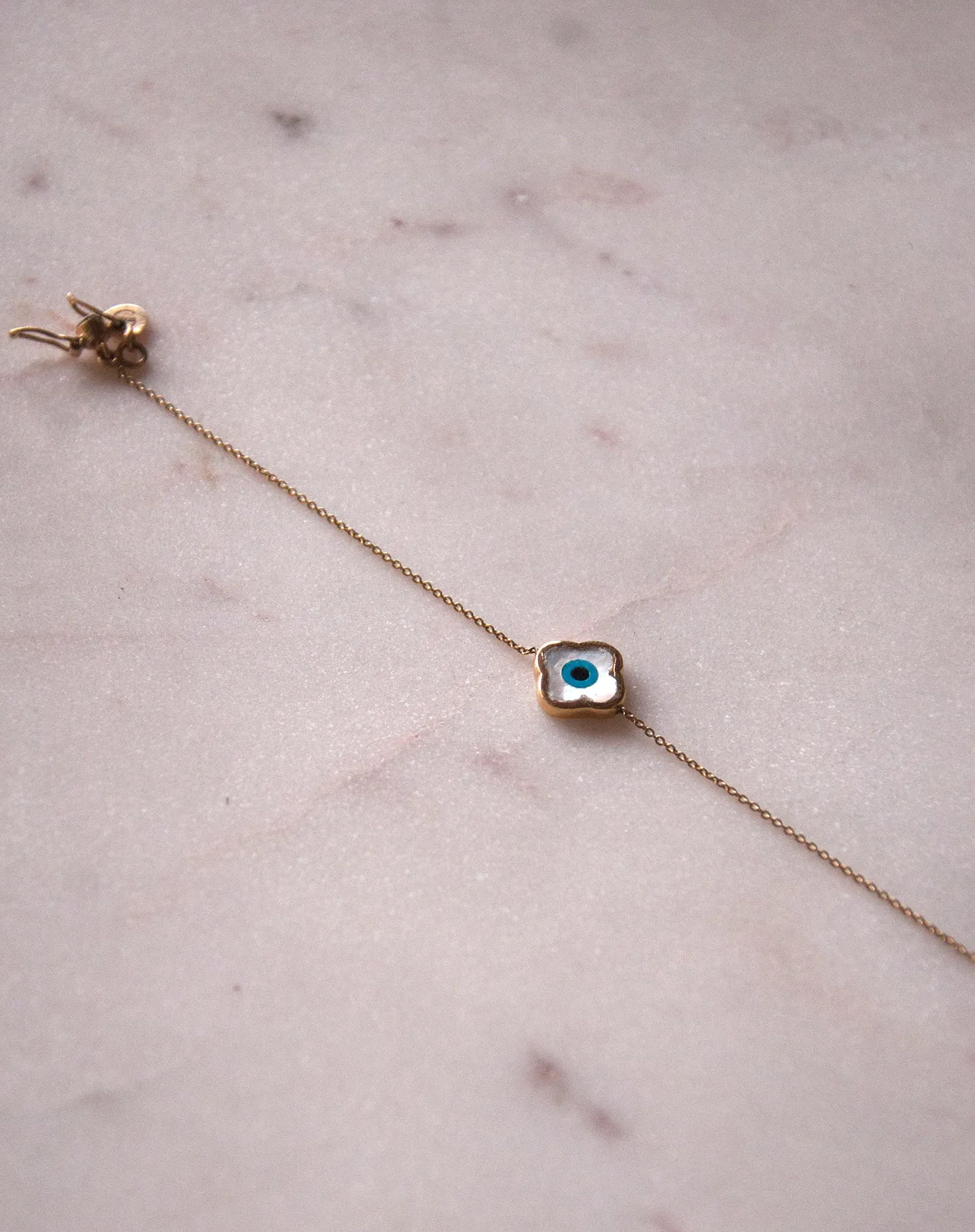 Clover Evil Eye Bracelet
