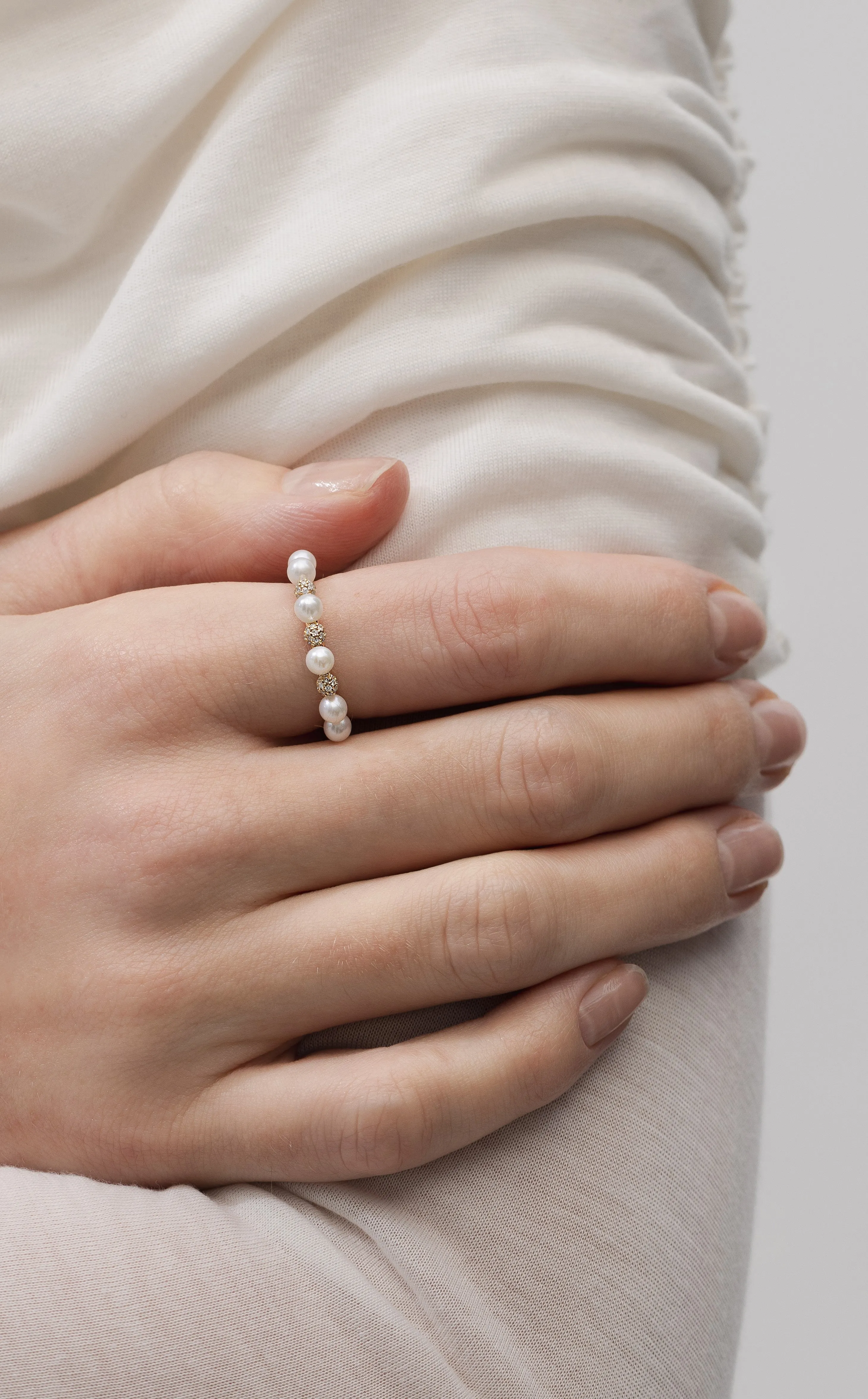 DIAMOND BALL RING