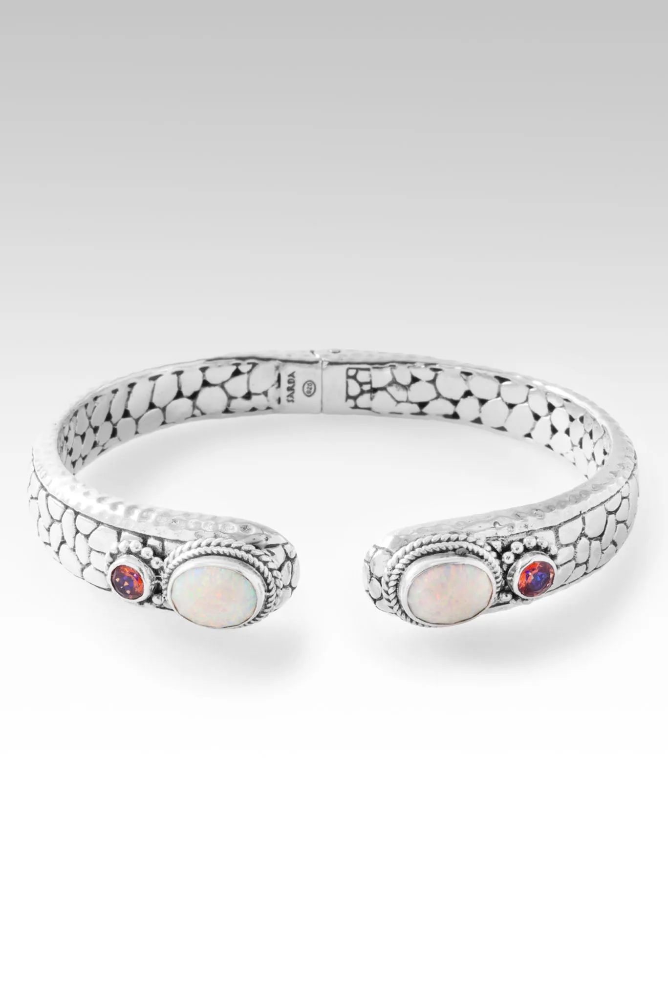 Faithful in Every Season Tip-to-Tip Bracelet™ in Peaches & Cream Simulated Opal