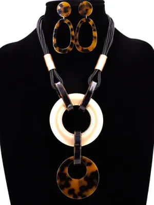 Fashion Western Turquoise Necklace, Turquoise Tri Color Squash Blossom Womens Necklace Set, Western Jewelry