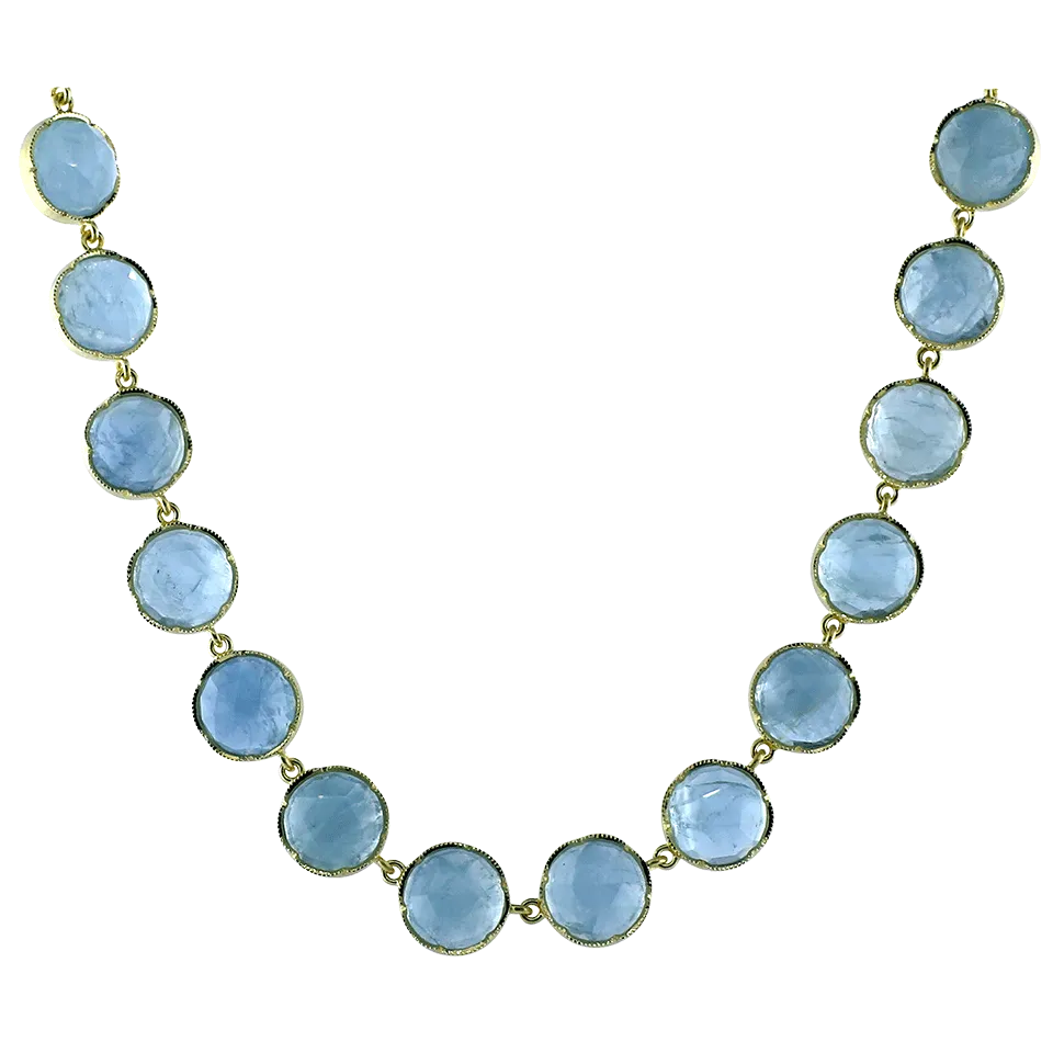 Fine Aquamarine Necklace