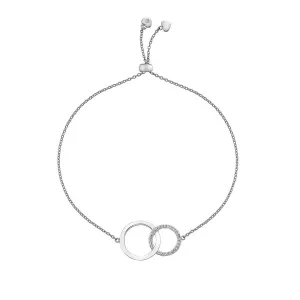 Hot Diamonds Striking Circle Sterling Silver Bracelet
