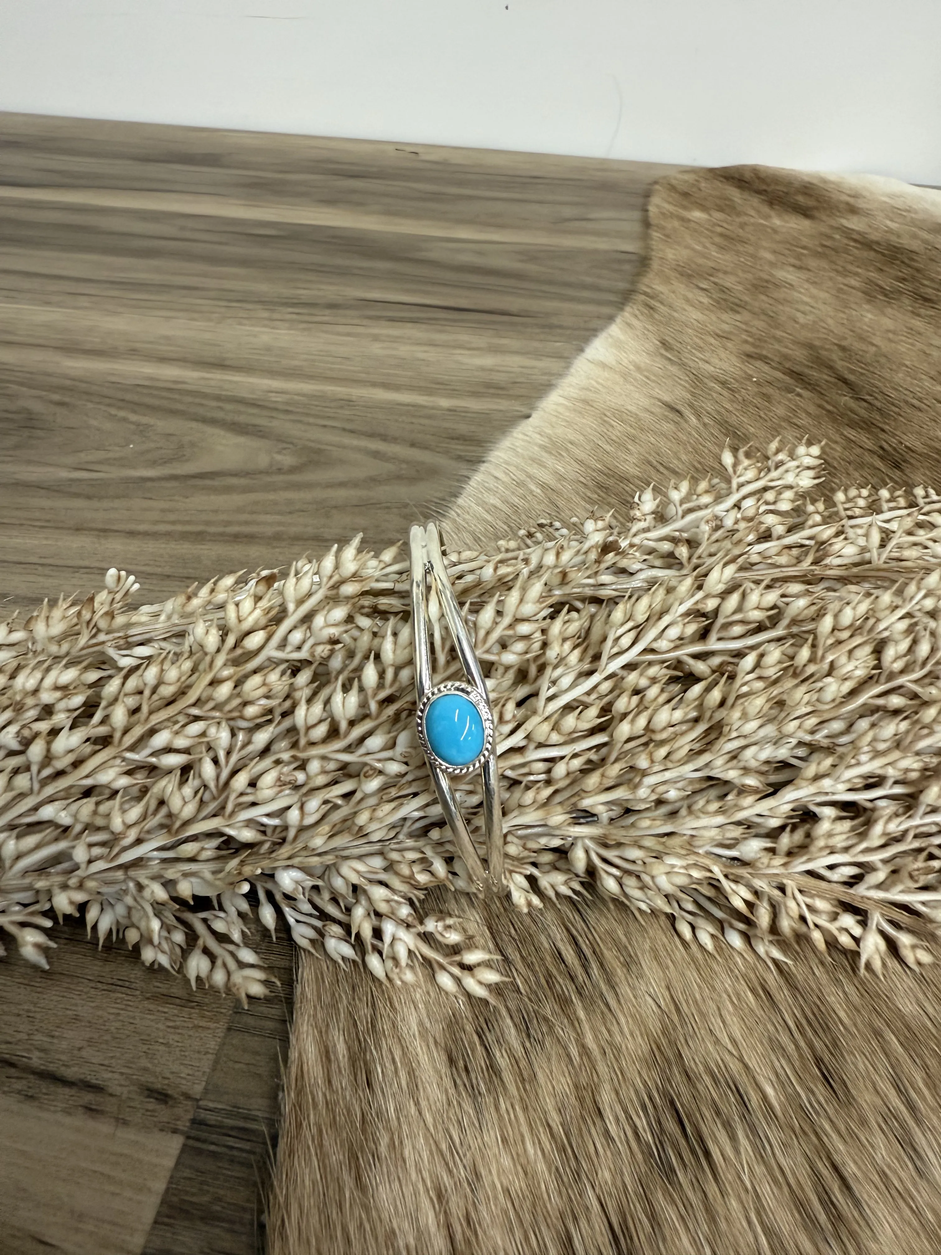 Kingman Single Stone Cuff