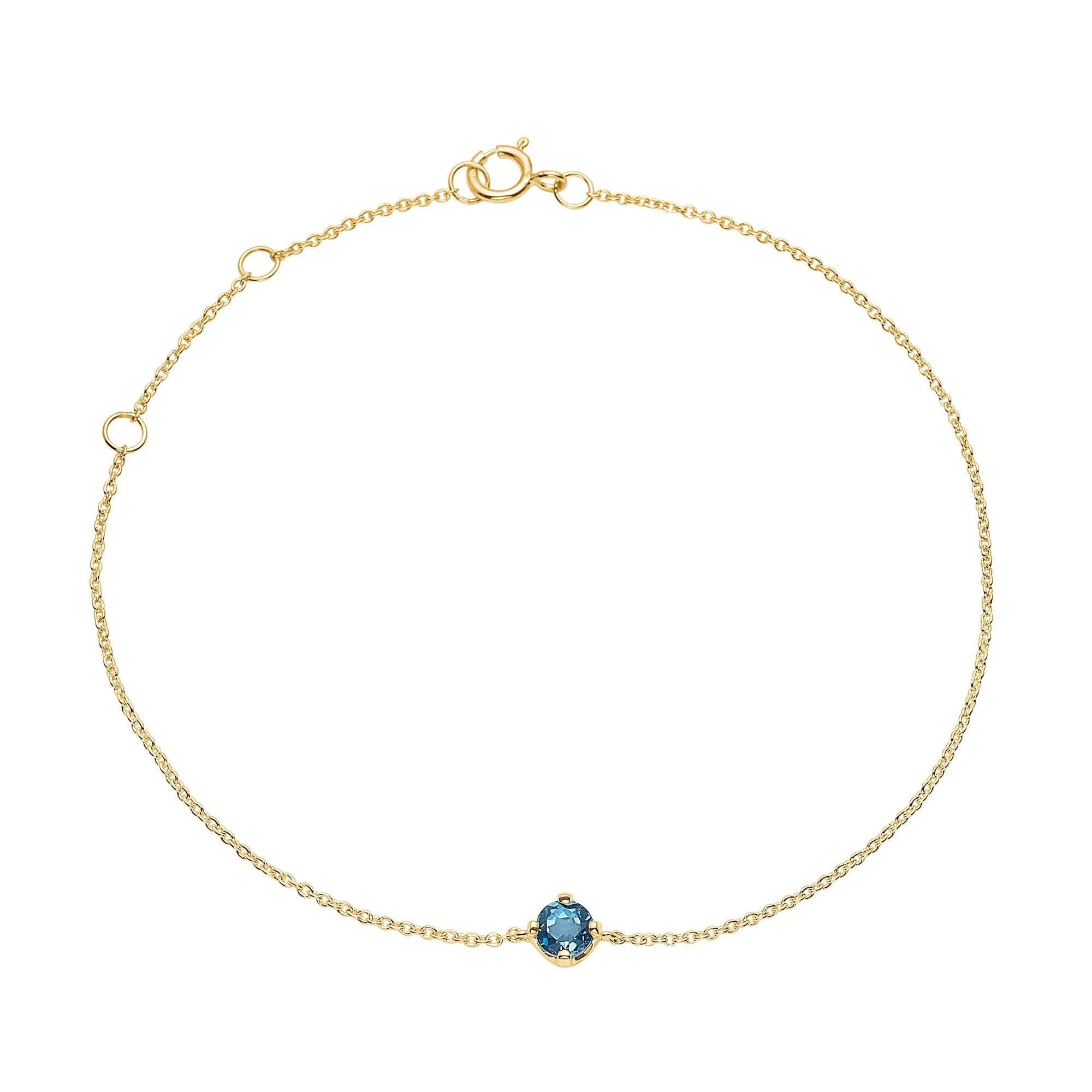 My Precious - Rainbow 10K Gold Bracelet w. Topaz