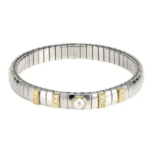 Nomination Extension White Pearl Bracelet