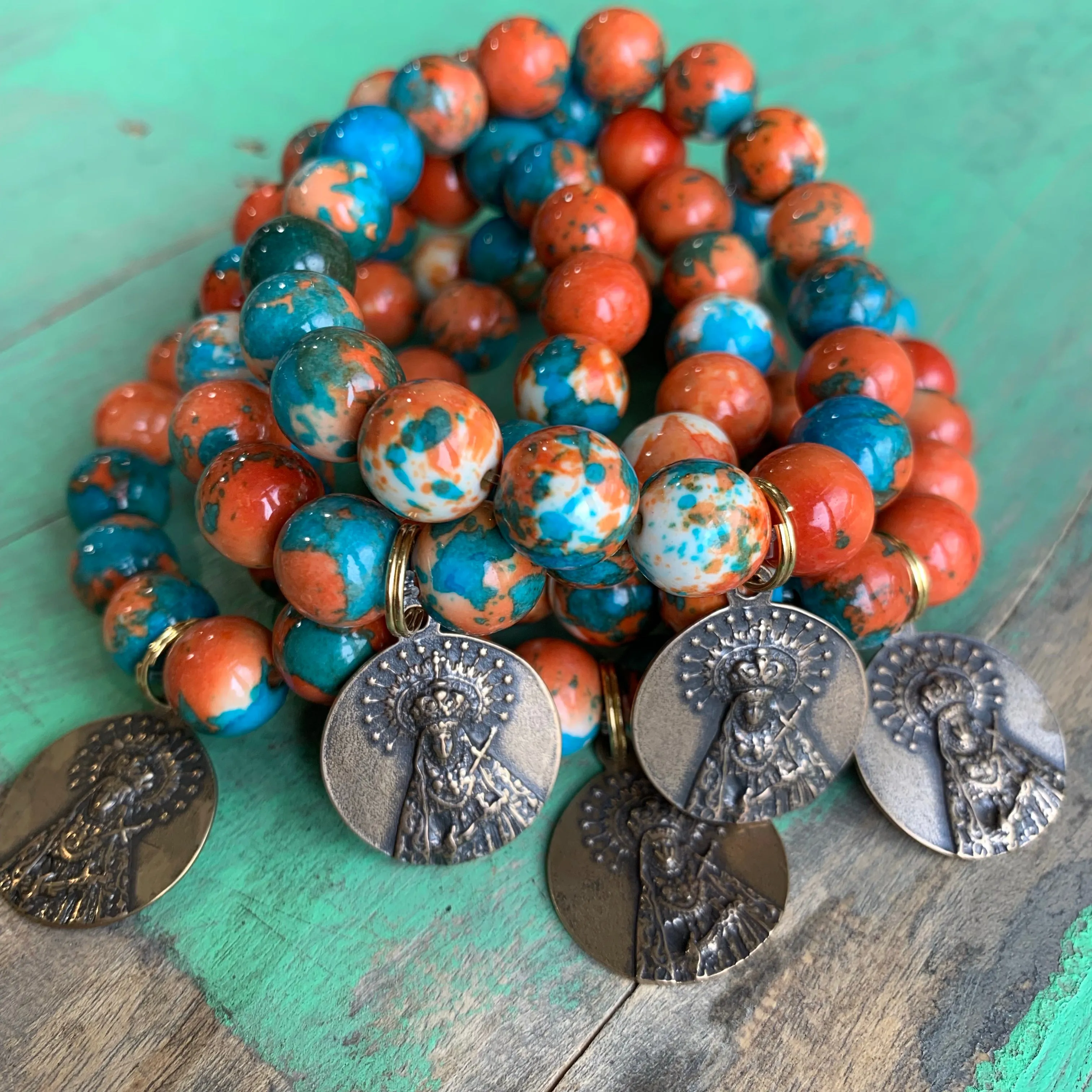 Our Lady Forever Bronze Bracelet