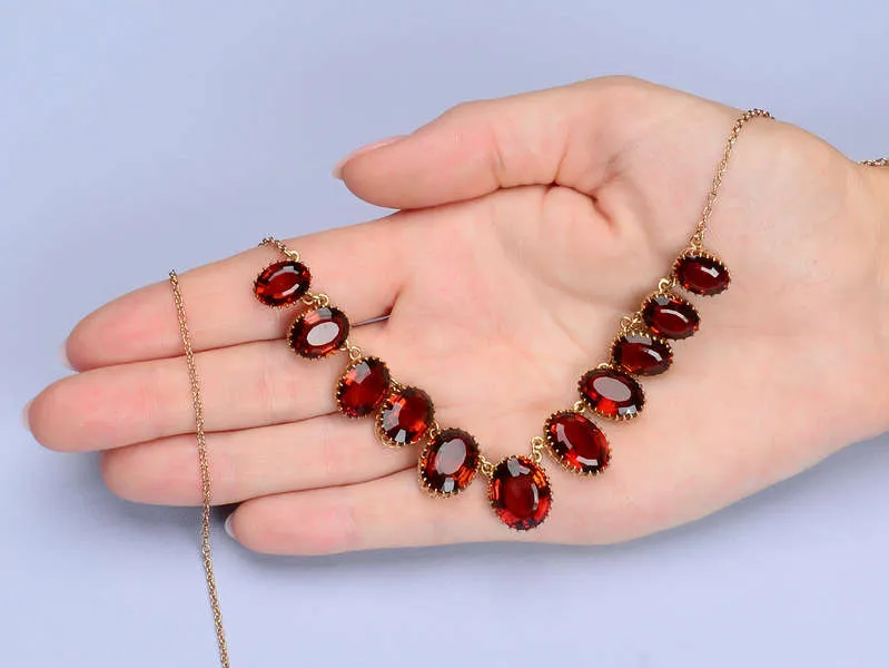 Ring of Fire - Madeira Citrine Necklace