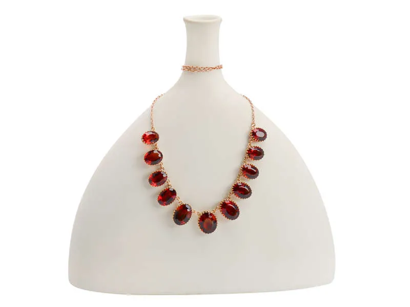 Ring of Fire - Madeira Citrine Necklace