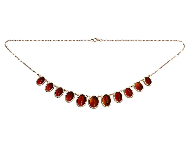 Ring of Fire - Madeira Citrine Necklace