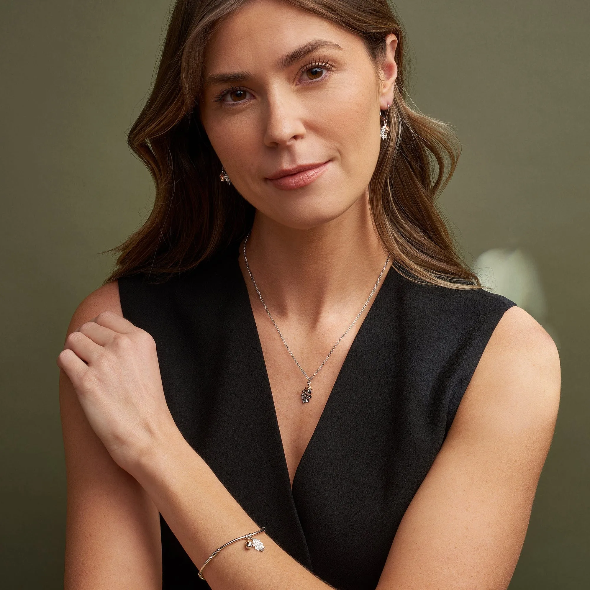 Royal Clogau® Oak Silver Affinity Bracelet