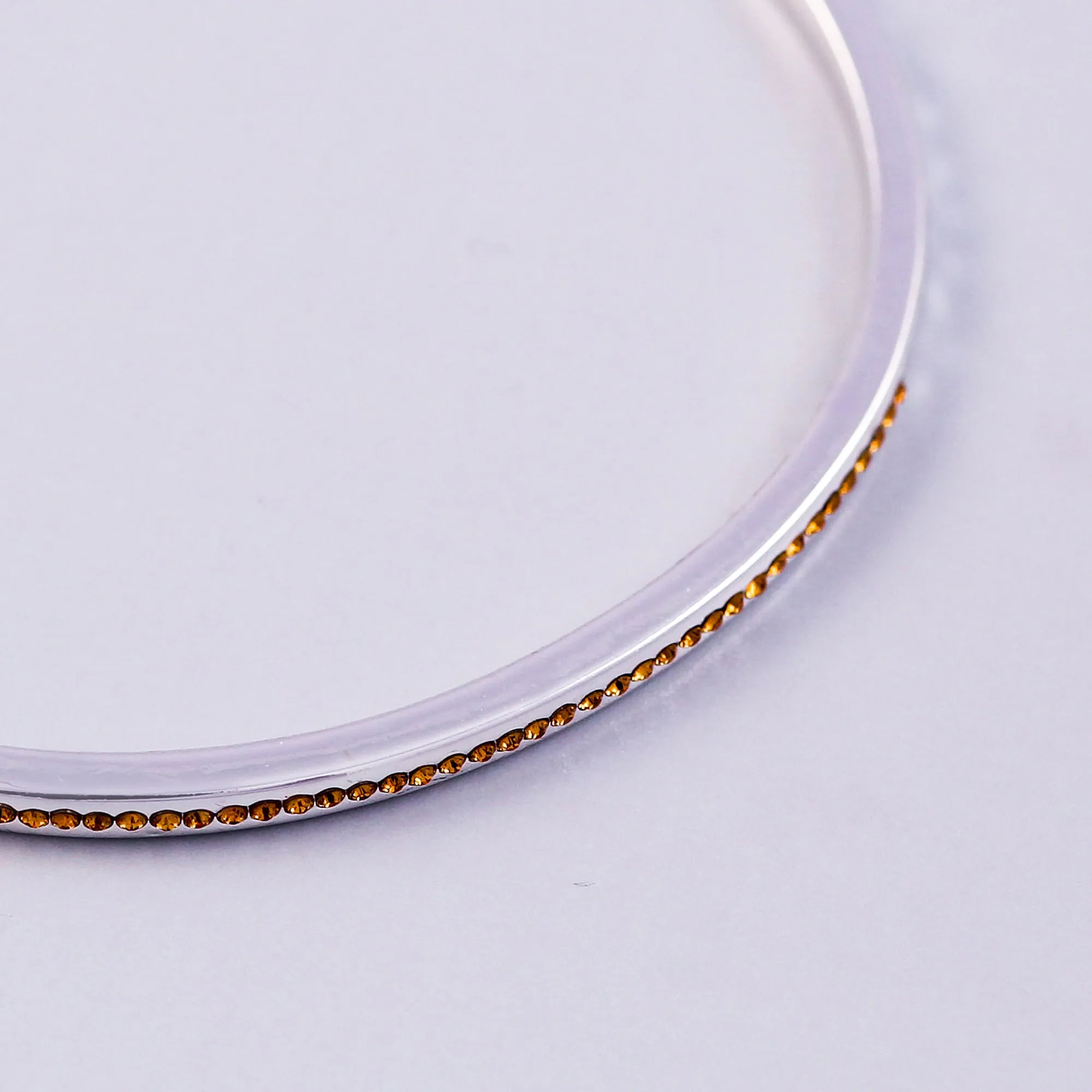 Silver Topaz November Birthstone Bangle