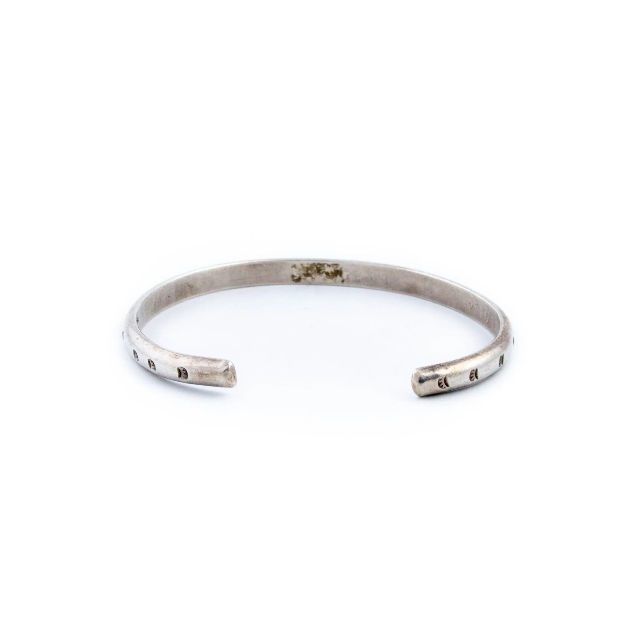 Slim Stamped Navajo Cuff