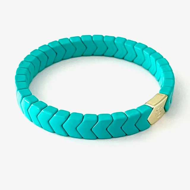 Turqouise Arrow Enamel Bracelet