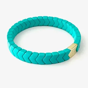 Turqouise Arrow Enamel Bracelet