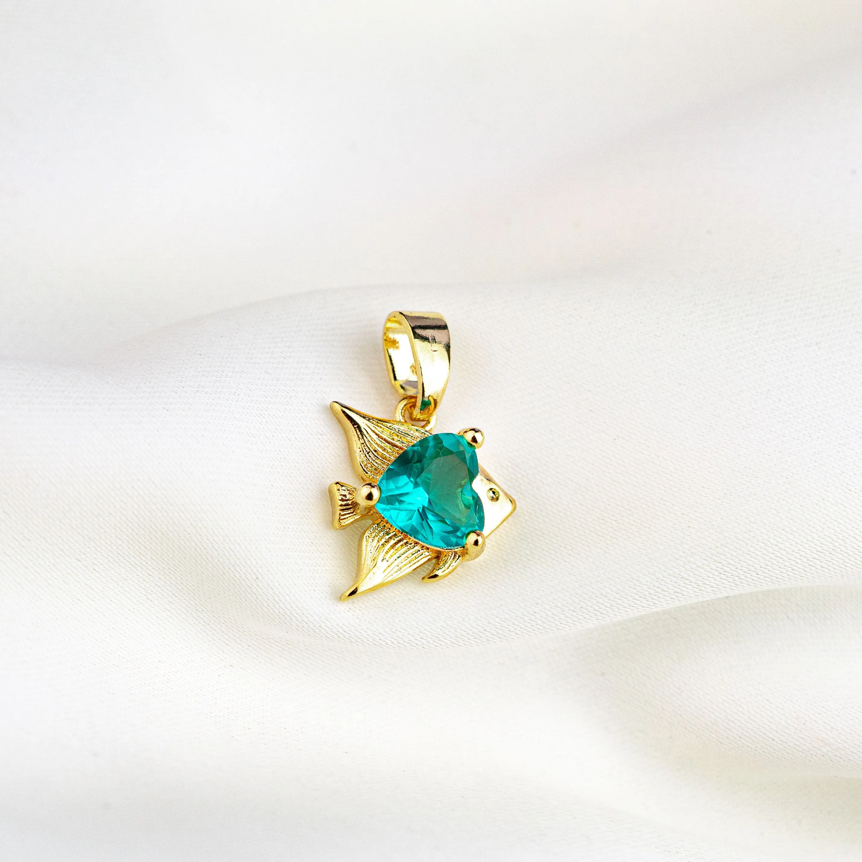 Turquoise Angelfish Necklace