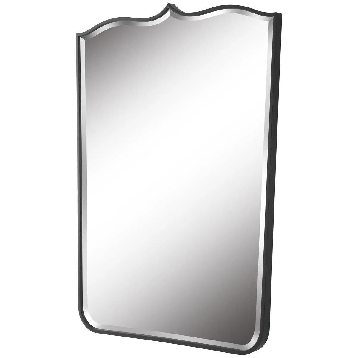 Uttermost Tiara Curved Iron Mirror
